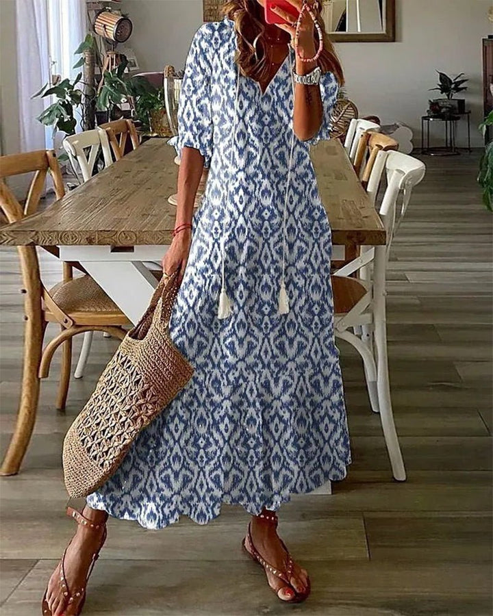 LUNA | Boho-Midi-Kleid für einen entspannten Look