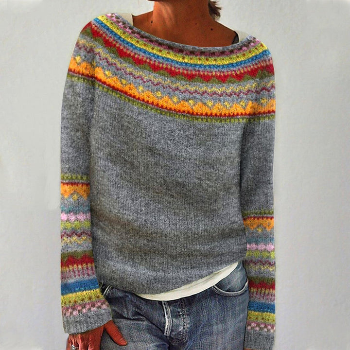Elyse | Vintage-Strickpullover