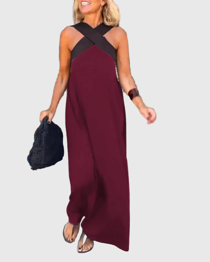Elena | Elegantes Fluid-Maxikleid
