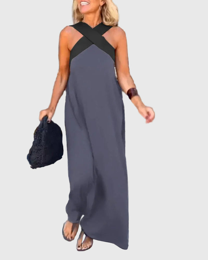 Elena | Elegantes Fluid-Maxikleid
