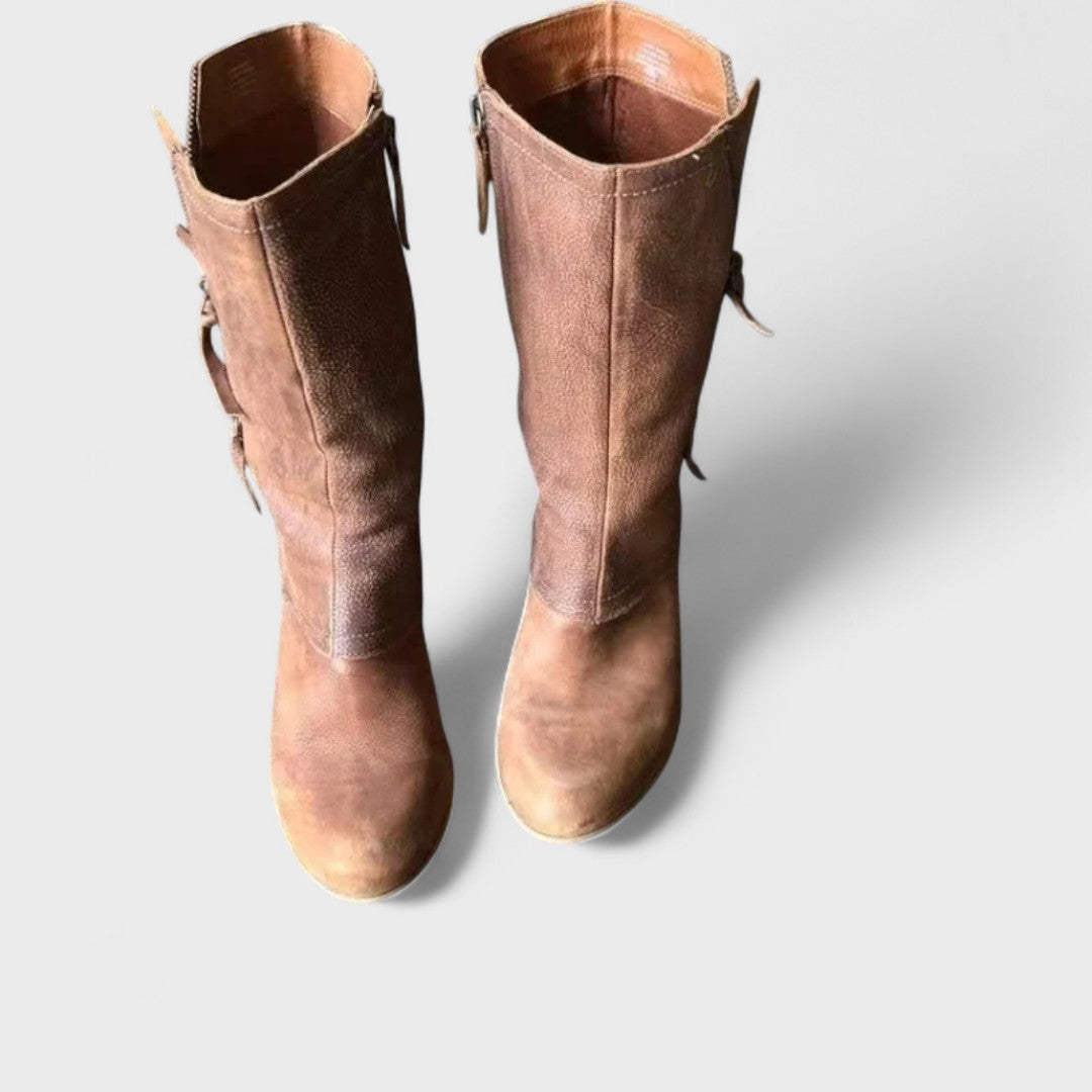 Alma - Vintage Wadenhohe Stiefeletten