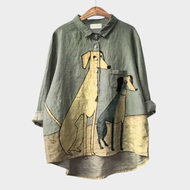 Amélie | Stilvolle Sommerbluse