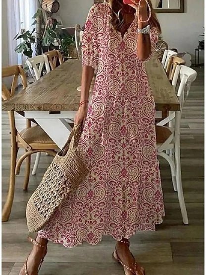 LUNA | Boho-Midi-Kleid für einen entspannten Look