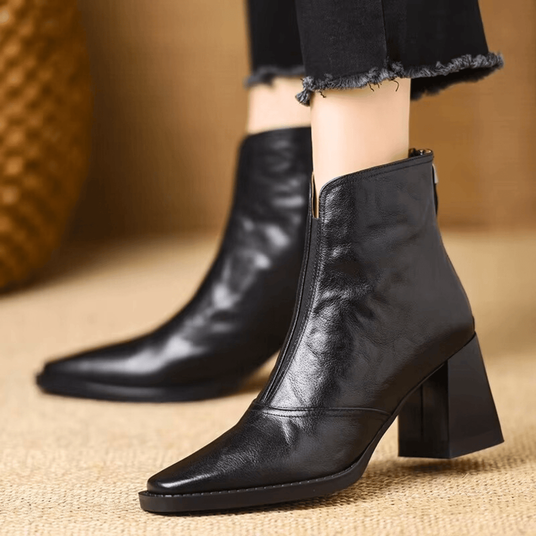 Claudia | Elegante Stiefeletten mit mittelhohem Absatz
