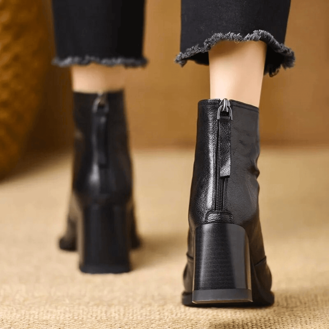 Claudia | Elegante Stiefeletten mit mittelhohem Absatz